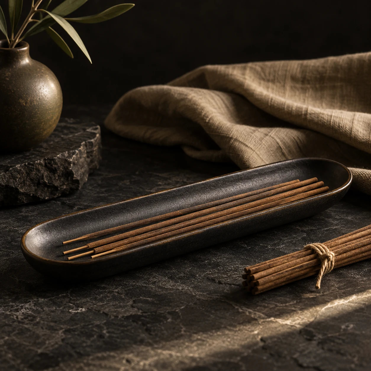 Composición editorial de Incense