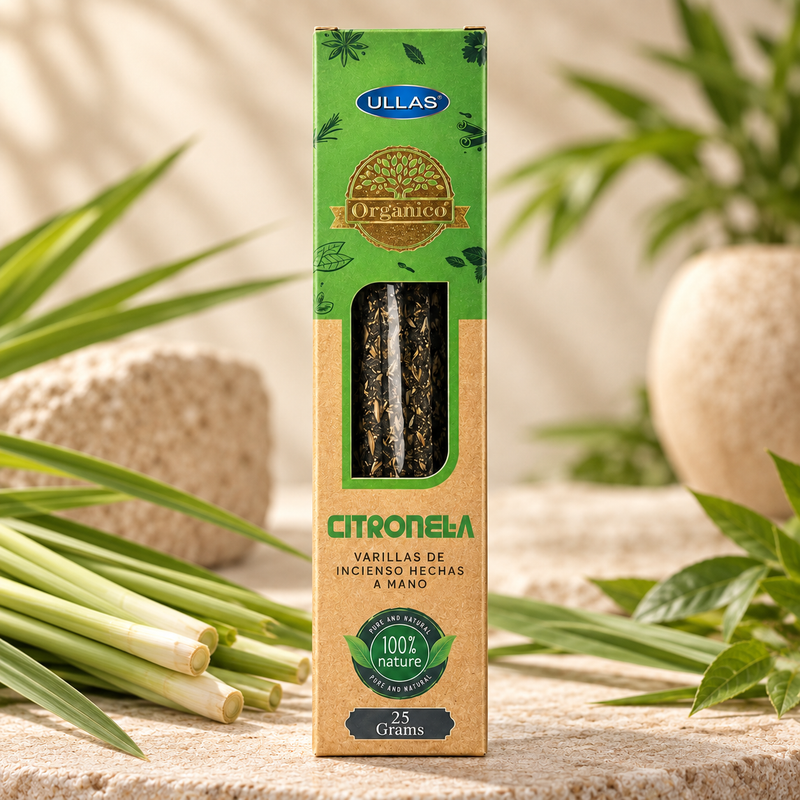Incienso natural Citronela Ullas · 25 g