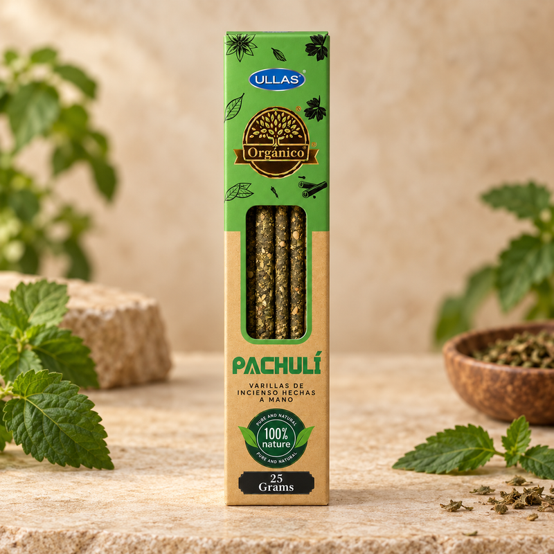 Incienso natural Pachulí Ullas · 25 g