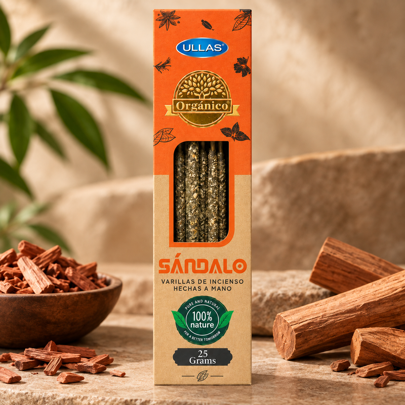 Incienso natural Sándalo Ullas · 25 g