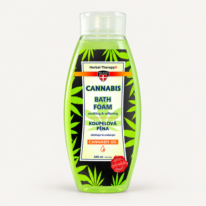 Espuma de baño Palacio con cáñamo · 500 ml — envase del producto