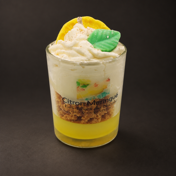 Vela Gourmet Pequeña Merengue de Limón